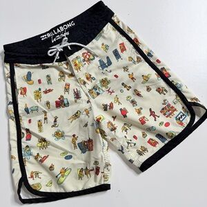 Billabong surf shorts swim trunks size 23 boys youth